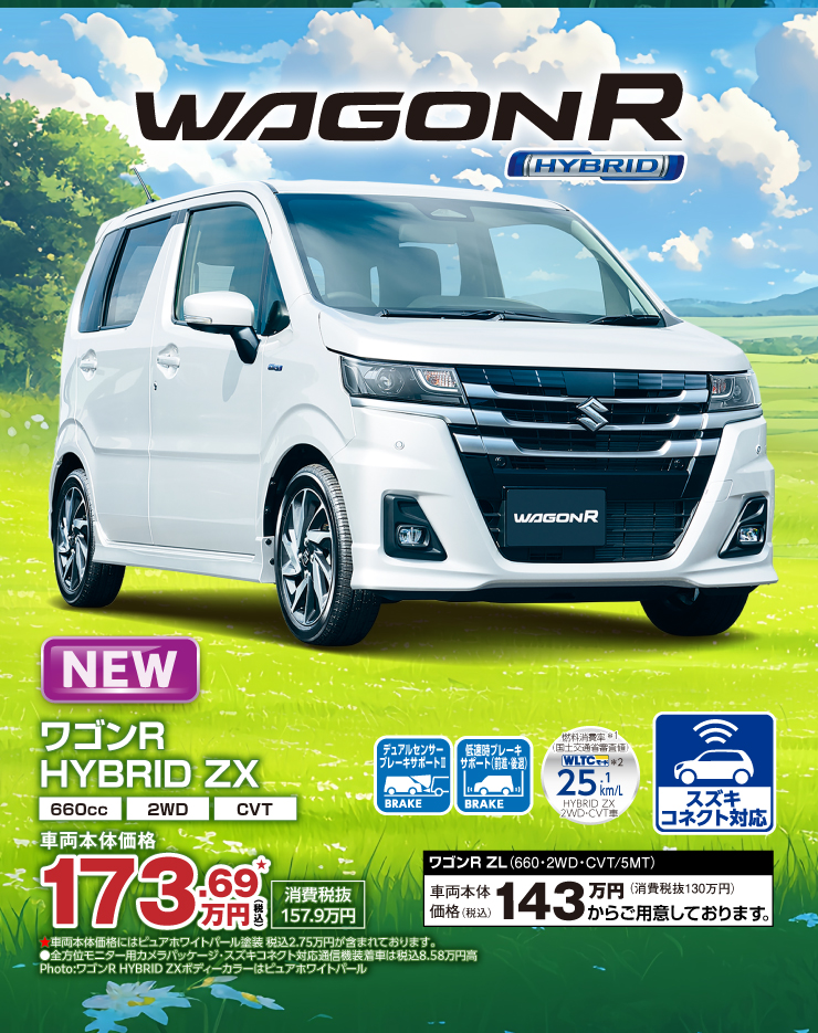 ワゴンR HYBRID ZX